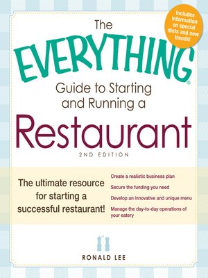 cover image of The Everything Guide to Starting and Running a Restaurant